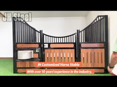 สตาร์นแอนธราไซต์ portable ประตูม้าไม้ 10ft 12ft ด้วยประตูหญ้า