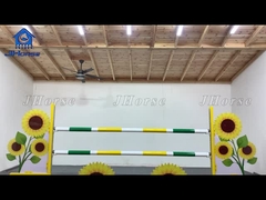 ปรับปรุงอัตราการกระโดดของม้า อุปกรณ์ พีวีซี ทนทาน สร้างเหล็ก