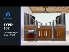 หลังคาขี่ม้าสำเร็จรูปฟรี คอกม้ายุโรป อุปกรณ์คอกม้าฟาร์ม