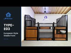 คอกม้าสีทั้งหมดแบบยุโรป, ชุดด้านหน้าคอกม้า อุปกรณ์ฟาร์มม้า