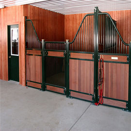 Galvanized And Portable Steel Horse Stable Metal Stall Fronts Design With Door