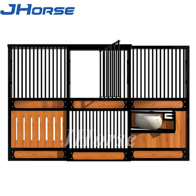 10ft 12ft 14ft Horse Stable Box ประตูบานเลื่อน Wood
