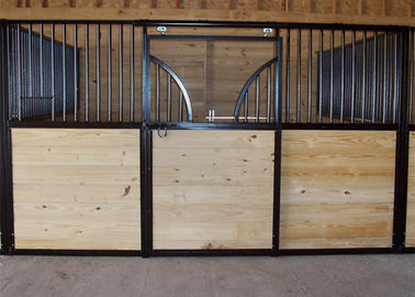 Prefab เหล็กม้า Stall ด้านหน้าสำหรับหนึ่งสองสี่ม้า Barns