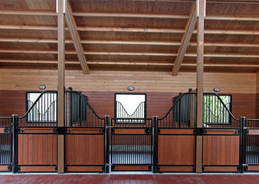 Stables ม้ายุโรปมีเสถียรภาพเชื่อมต่อด้วยเหล็กกล้าไร้สนิม 12 เฟรม